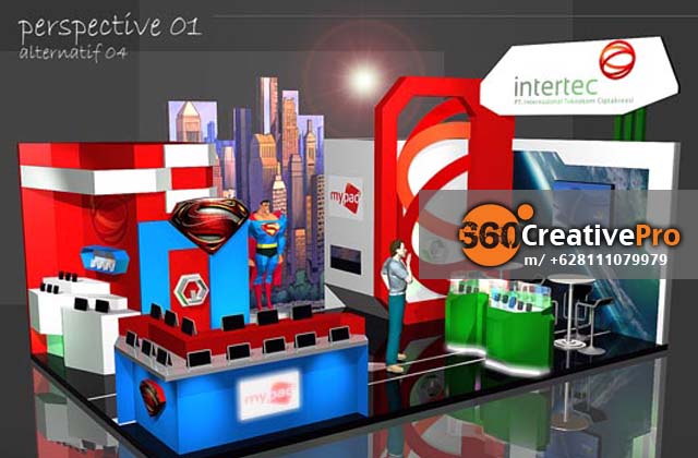  Desain Booth Intertec di PRJ