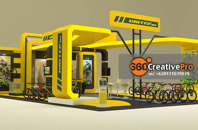  Desain Stand Pameran United Bike