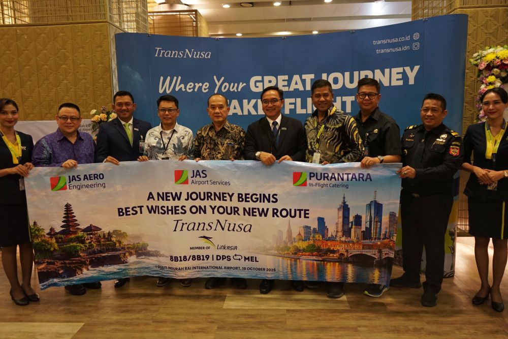 Transnusa Rayakan Momen Bersejarah dengan Peluncuran Penerbangan Perdana Melbourne–Bali | IST